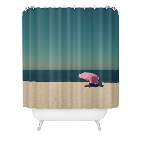 Ingrid Beddoes The Pink Umbrella Shower Curtain