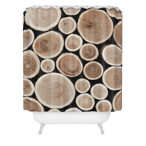 Ingrid Beddoes Timber 4 Shower Curtain