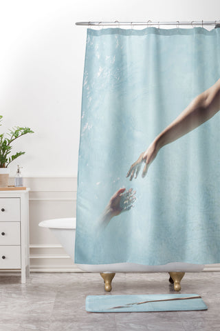 Ingrid Beddoes Touch Shower Curtain And Mat
