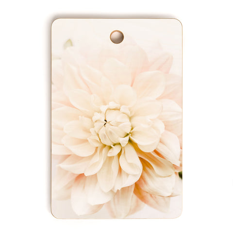 Ingrid Beddoes Vanilla Truffle Dahlia Cutting Board Rectangle
