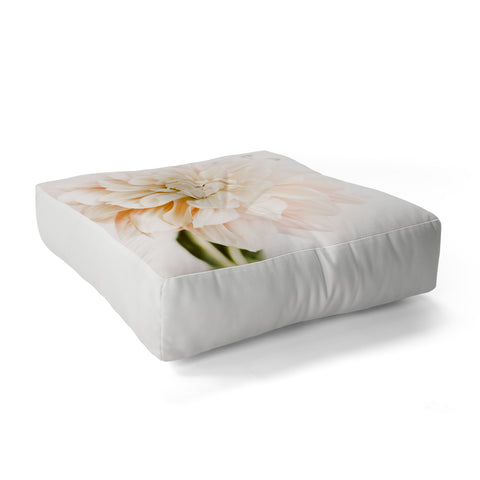 Ingrid Beddoes Vanilla Truffle Dahlia Floor Pillow Square