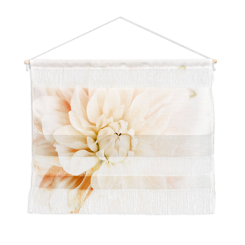 Ingrid Beddoes Vanilla Truffle Dahlia Wall Hanging Landscape