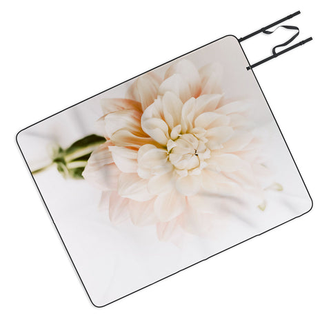 Ingrid Beddoes Vanilla Truffle Dahlia Picnic Blanket