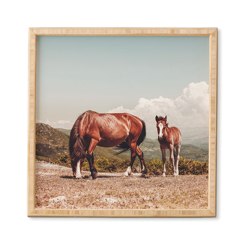 Ingrid Beddoes Wild Horses Horse Photography Framed Wall Art