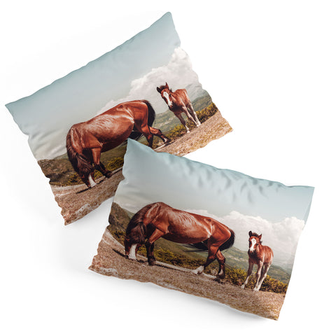 Ingrid Beddoes Wild Horses Horse Photography Pillow Shams