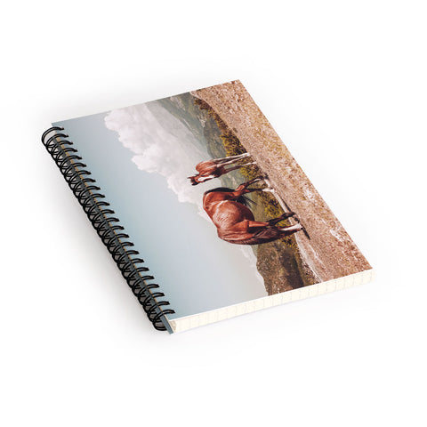 Ingrid Beddoes Wild Horses Horse Photography Spiral Notebook