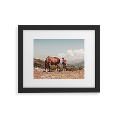 Ingrid Beddoes Wild Horses Horse Photography Framed Art Print