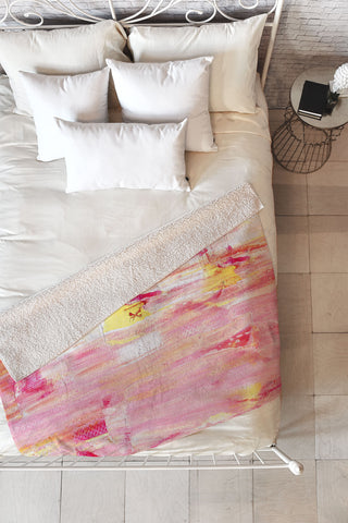 Ingrid Beddoes xoxo Indian Summer Fleece Throw Blanket