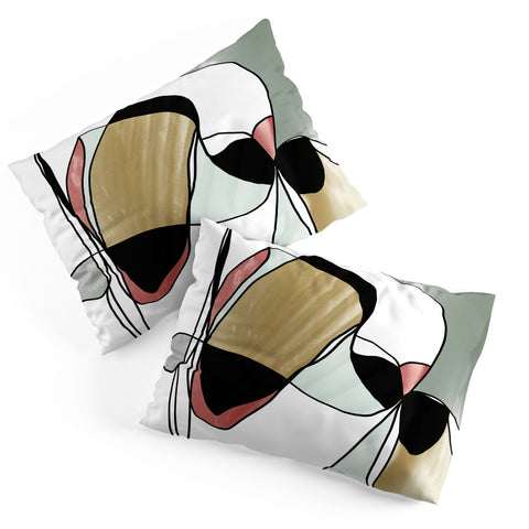 Irena Orlov Abstract Lin Art 10 Pillow Shams