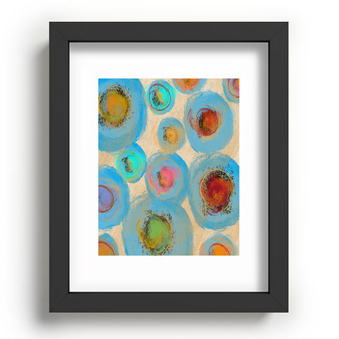 Irena Orlov Abstract Spring Flowers Recessed Framing Rectangle