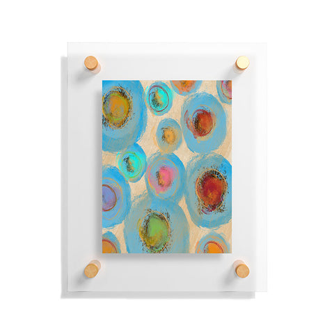 Irena Orlov Abstract Spring Flowers Floating Acrylic Print