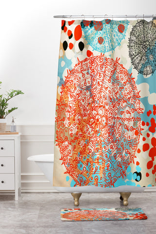 Irena Orlov Exotic Sea Life 2 Shower Curtain And Mat