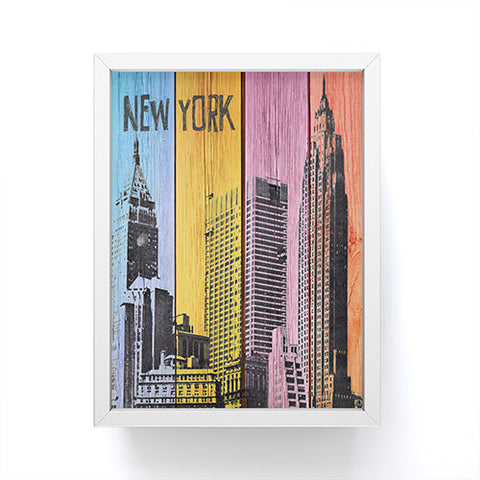 Irena Orlov New York Downtown Framed Mini Art Print