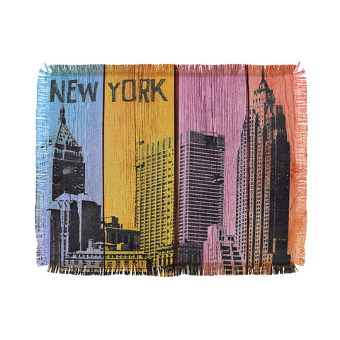 Irena Orlov New York Downtown Throw Blanket