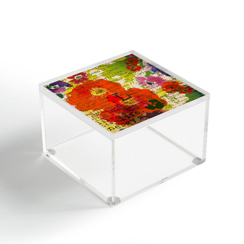 Irena Orlov Poppy Poetry 3 Acrylic Box