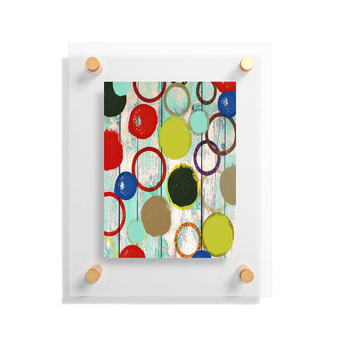 Irena Orlov Rainbow Circles Floating Acrylic Print
