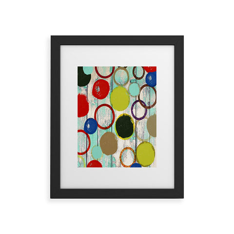 Irena Orlov Rainbow Circles Framed Art Print