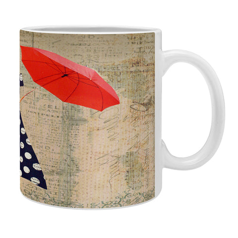 Irena Orlov Red Umbrella Coffee Mug