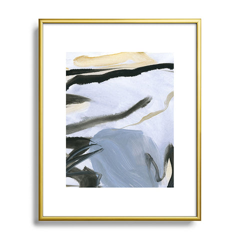 Iris Lehnhardt abstract and minimal 2 Metal Framed Art Print