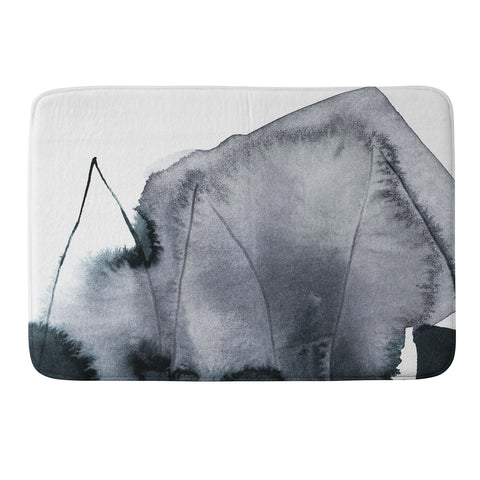 Iris Lehnhardt abstract form Memory Foam Bath Mat