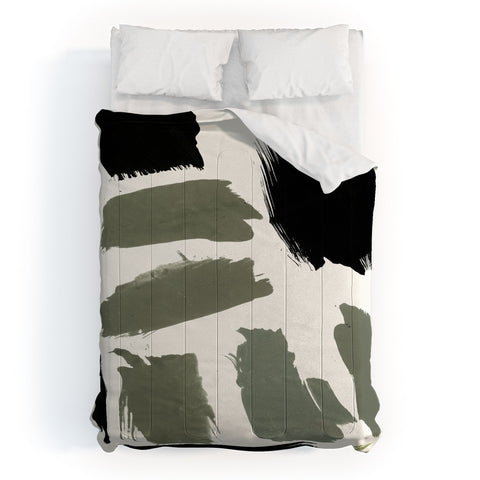 Iris Lehnhardt abstract marks 01 Comforter
