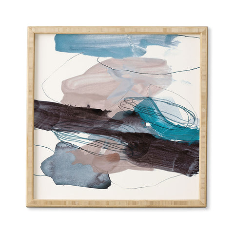 Iris Lehnhardt abstract painting XIII Framed Wall Art