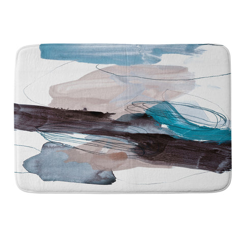 Iris Lehnhardt abstract painting XIII Memory Foam Bath Mat