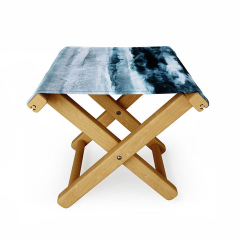 Iris Lehnhardt abstract waterscape Folding Stool