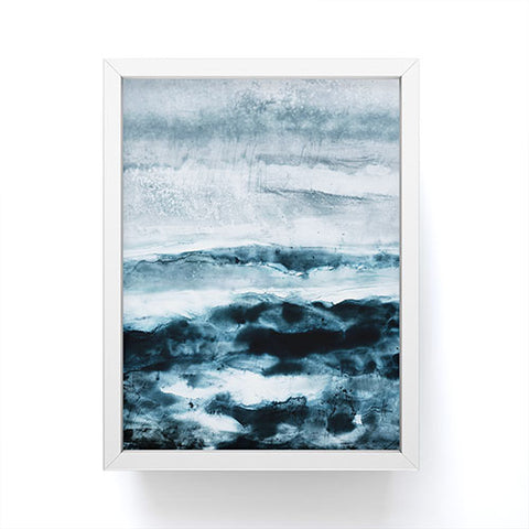 Iris Lehnhardt abstract waterscape Framed Mini Art Print