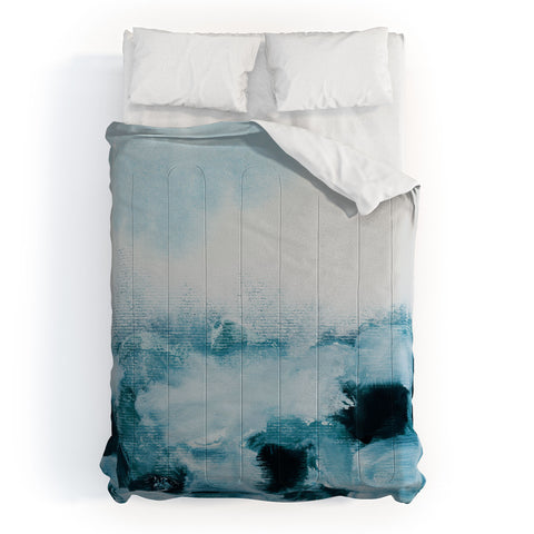 Iris Lehnhardt blue landscape Comforter