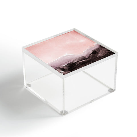 Iris Lehnhardt blush and mauve Acrylic Box
