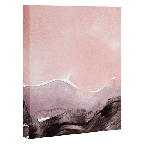 Iris Lehnhardt blush and mauve Art Canvas