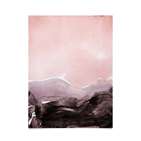 Iris Lehnhardt blush and mauve Poster