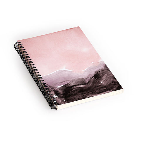 Iris Lehnhardt blush and mauve Spiral Notebook