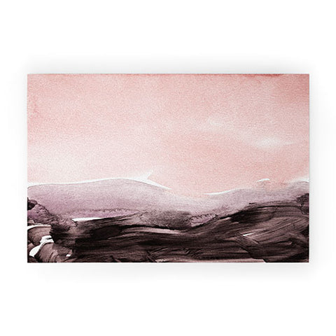 Iris Lehnhardt blush and mauve Welcome Mat