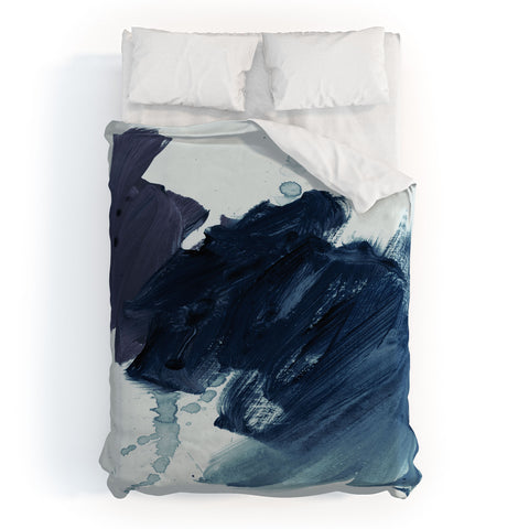 Iris Lehnhardt brushstrokes 11 bluish Duvet Cover