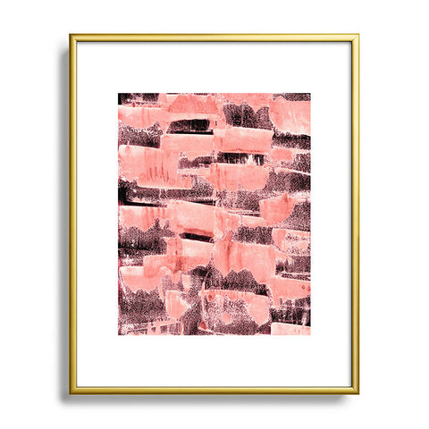 Iris Lehnhardt coral pattern Metal Framed Art Print
