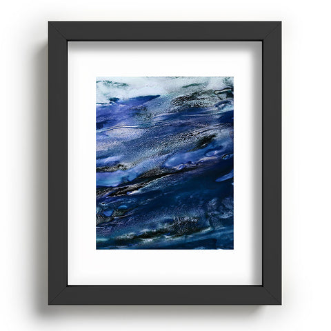 Iris Lehnhardt floating blues Recessed Framing Rectangle