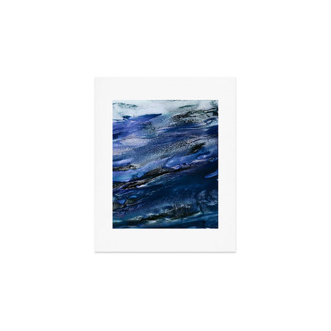 Iris Lehnhardt floating blues Art Print
