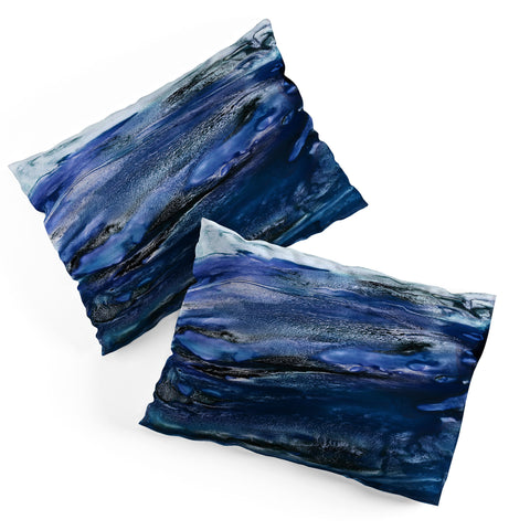 Iris Lehnhardt floating blues Pillow Shams