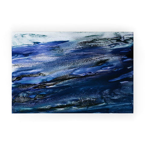 Iris Lehnhardt floating blues Welcome Mat