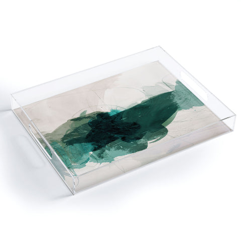 Iris Lehnhardt gestural abstraction 02 Acrylic Tray