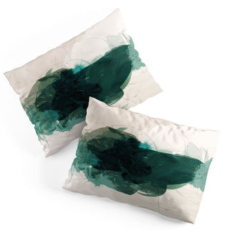 Iris Lehnhardt gestural abstraction 02 Pillow Shams