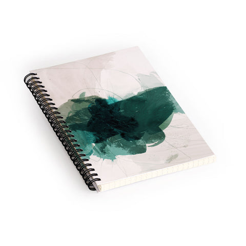 Iris Lehnhardt gestural abstraction 02 Spiral Notebook