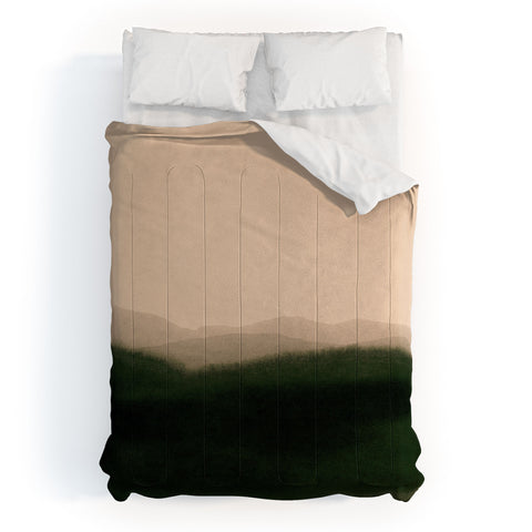 Iris Lehnhardt green hills Comforter