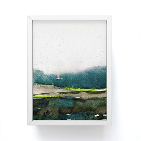 Iris Lehnhardt layers of colour 1 Framed Mini Art Print