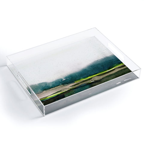 Iris Lehnhardt layers of colour 1 Acrylic Tray