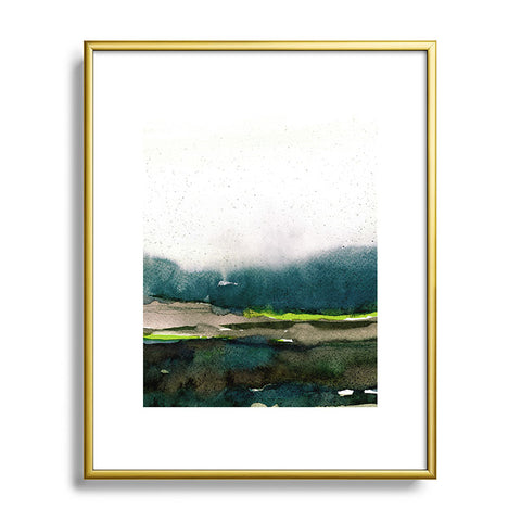 Iris Lehnhardt layers of colour 1 Metal Framed Art Print