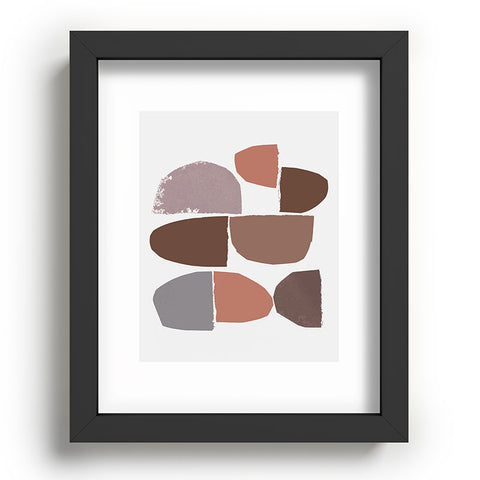 Iris Lehnhardt minimalist collage Recessed Framing Rectangle