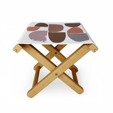 Iris Lehnhardt minimalist collage Folding Stool